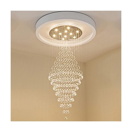 Contemporary Led Crystal Ceiling, Contemporary Modern Chandelier Lights